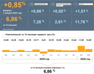 Годовая инфляция в Татарстане превысила показатели ПФО и России