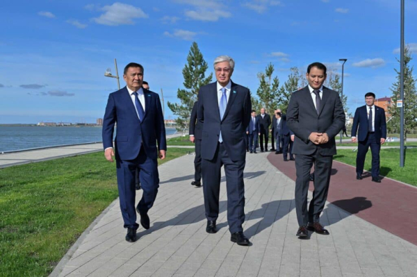 Проект благоустройства Кокшетау представили Токаеву