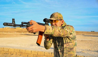 На учениях разведподразделения отработали нормативы по тактической стрельбе