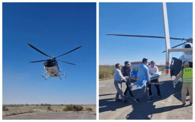 Житель Курмангазы был доставлен санавиацией в Атырау