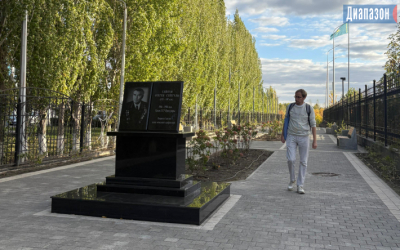 В Актобе открыли новую аллею