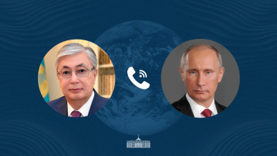 Токаев и Путин поговорили по телефону