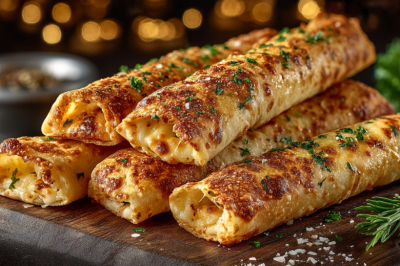 Хрустящие палочки с сыром и зеленью &mdash; секрет идеального фуршета. Готовятся быстрее, чем закипает чайник