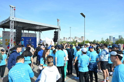 Ашимбаев принял участие в церемонии открытия благотворительного забега «Run for Autism»