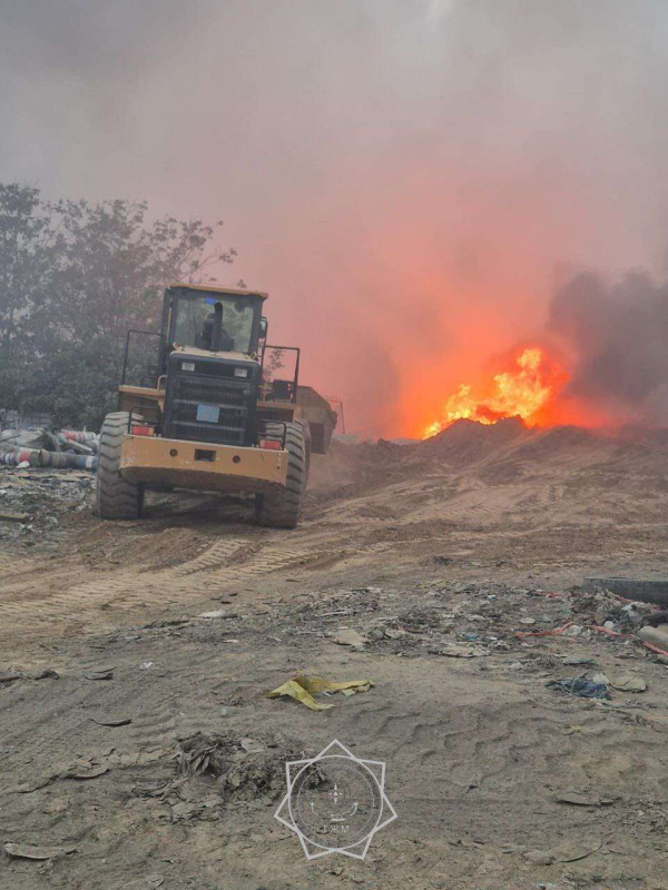 В Алматинской области спустя 7 дней ликвидирован пожар на полигоне ТБО