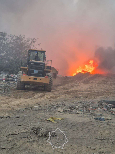 В Алматинской области спустя 7 дней ликвидирован пожар на полигоне ТБО
