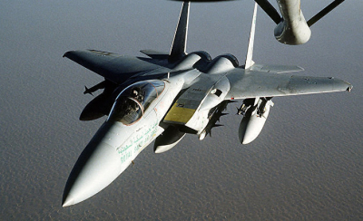 Два истребителя F-15 столкнулись в небе из-за селфи пилота