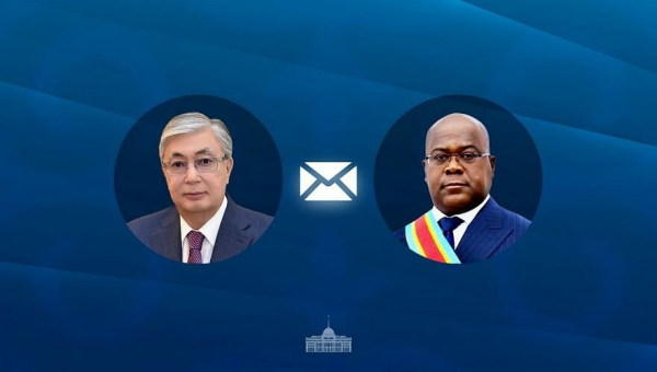 Токаев поздравил президента ДРК с Днем Независимости
