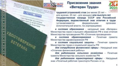 Глава Минтруда объяснила, как в Татарстане присваивается звание ветеран труда