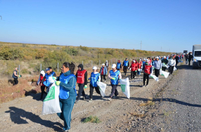 В Приаралье подвели итоги road-эстафеты "Таза Қазақстан"