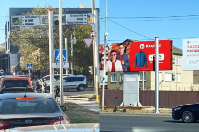 Закрытые столбами светофоры возмутили атыраусцев