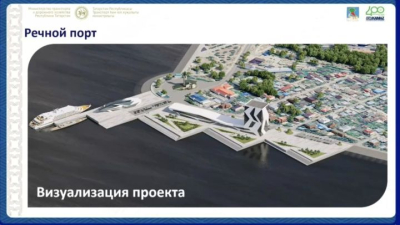 Наиль Магдеев показал проект будущего речного порта в Челнах