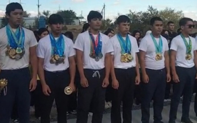 В Кандыагаше для студентов открыли спортзал