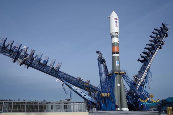 Ракету &laquo;Союз-2.1а&raquo; с грузовиком &laquo;Прогресс&raquo; на борту установили на Байконуре