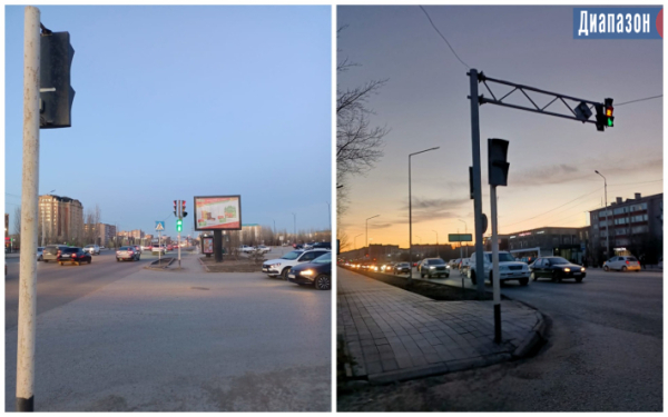 Народный репортер. Светофор не работает с одной стороны