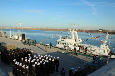 В Каспийском море на службу заступил новый корабль береговой охраны
