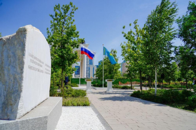 В Астане открылась аллея вечной дружбы Казахстана и России   