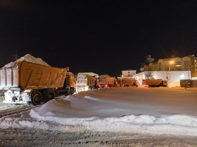 За 9 дней снегопадов службы в Казани вывезли столько же снега, сколько за всю прошлую зиму