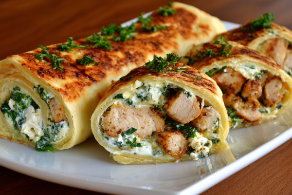 Лаваш творит магию на кухне &mdash; рулет с курицей и сыром исчезает быстрее, чем жарится