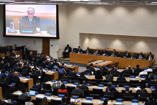 Глава государства принял участие в Совещании высокого уровня по глобальным инициативам Китая