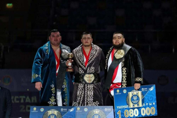 Победителем турнира "Қазақстан Барысы-2025" стал Марат Байкамуров&nbsp;&nbsp;