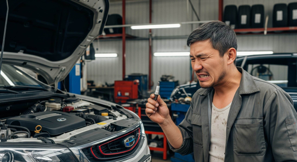 В Астане владелец Geely обвинил сервис в установке неоригинальных свечей