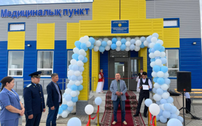 Медпункт открыли в отдаленном селе в Актюбинской области