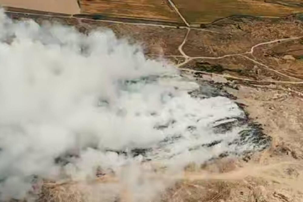 Пожар на мусорном полигоне: в Алатау введен режим ЧС
